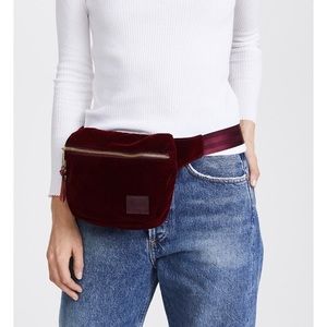 Velvet Fanny Pack / Belt Bag